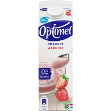 Optimel aardbeien yoghurt 1 liter